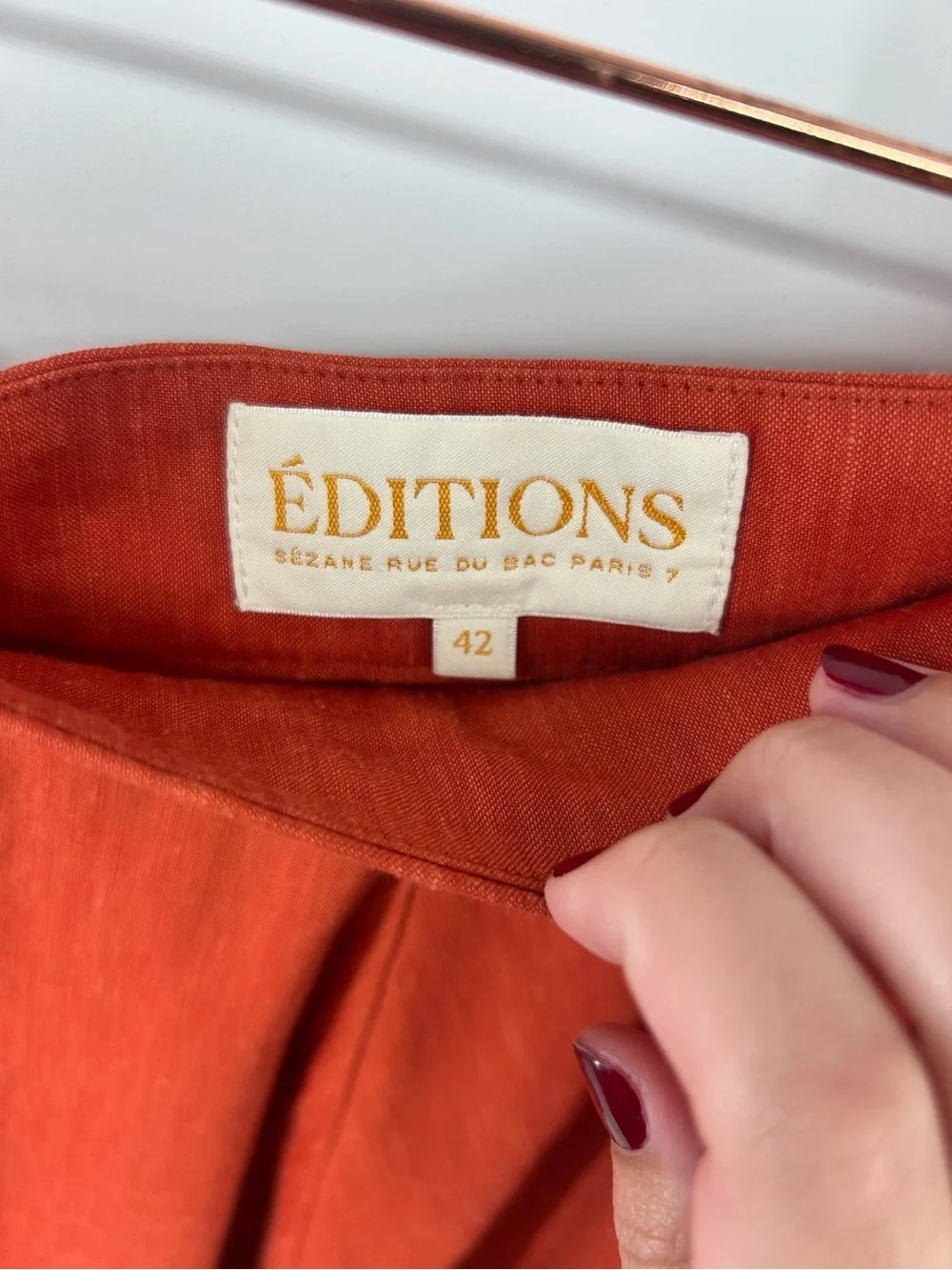 Women's Rust A-Line Skirt